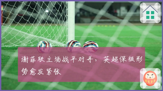 谢菲联主场战平对手，英超保级形势愈发紧张